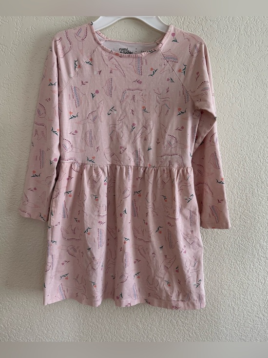 Rumi + Ryder Other - Rumi+ Ryder Pink Animal Friends Holiday Christmas Dress Whimsical Enchanted 8-10